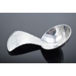 Keswick School of Industrial Art hammered steel caddy spoon. 7cm long.