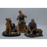 A trio of Royal Doulton figures to include Buddies HN2496, Dreamweaver HN2283 and Bon Appetit