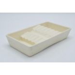 Royal Doulton white creamware pottery medical instrument holder made the Scholl MFG Co Ltd London