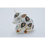 Royal Crown Derby paperweight Snuffle Piglet. First quality with stopper. In good condition with