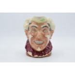 large Royal Doulton character jug White Haired Clown D6322. In good condition with no obvious damage