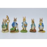 A collection of Border Fine Arts Studio World of Beatrix Potter figures to include Peter Rabbit with