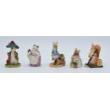 A collection of Border Fine Arts Studio World of Beatrix Potter figures to include Benjamin Bunny,
