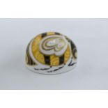 Royal Crown Derby paperweight Bumblebee. First quality with stopper. In good condition with no