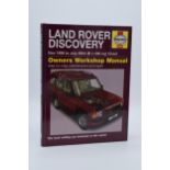 Hardback book: Haynes Owners Workshop Manual Nov 1998 - July 2004 Land Rover Discovery Diesel.