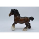 Beswick brown gloss cantering shire 975 In good condition with no obvious damage or restoration.