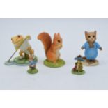 A collection of Border Fine Arts Studio Symbol of Membership figures to include Squirrel Nutkin,