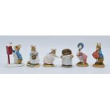 A collection of Border Fine Arts Studio World of Beatrix Potter figures to include Mrs Tiggy