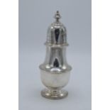 Silver low shouldered sugar sifter, 338.1 grams / 10.87 oz. Sheffield 1933. 20.5cm tall.