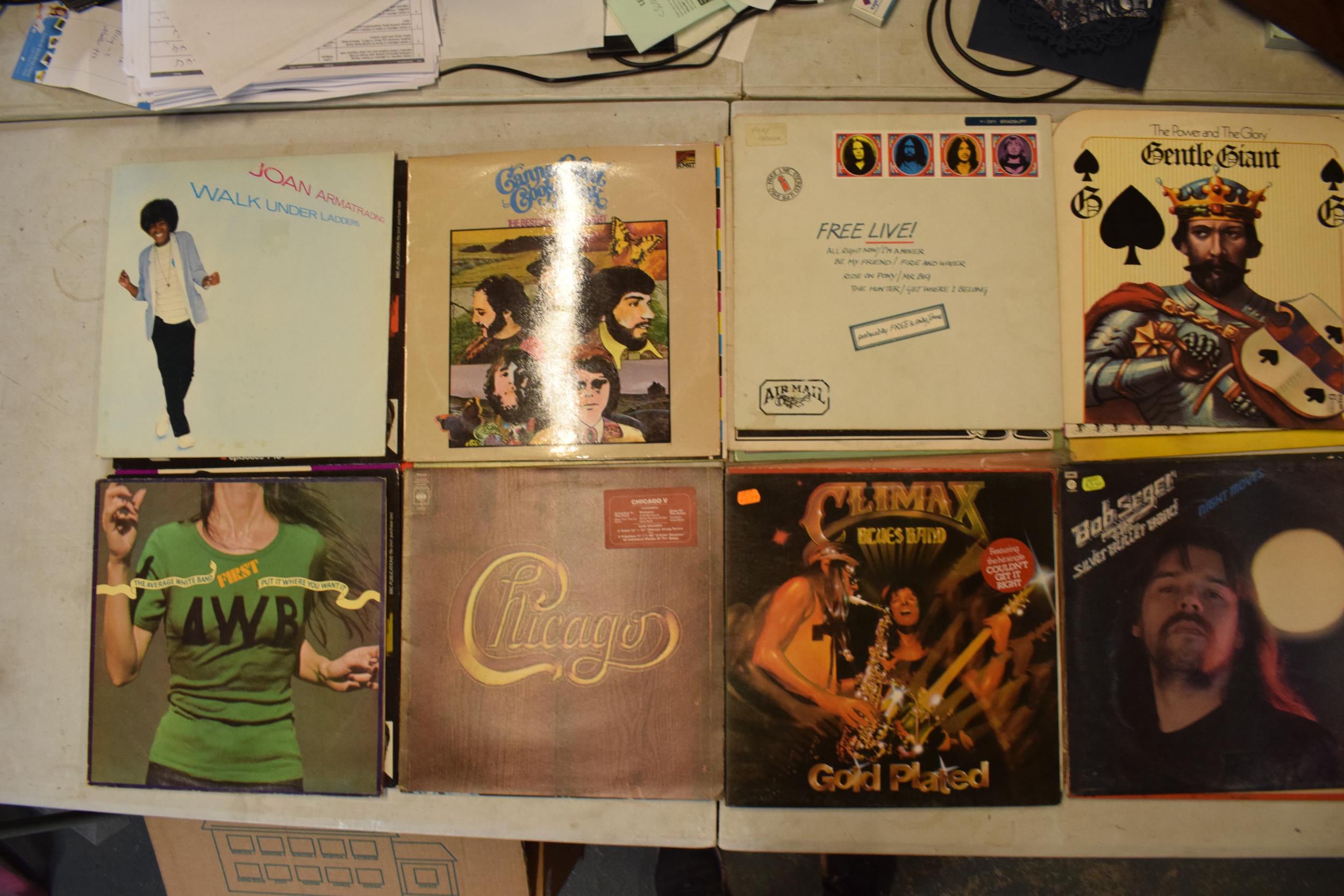 A collection of vinyl records to include artists such as Eric Clapton, Yes, Wishbone Ash and other - Image 4 of 6