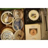 A large collection of collectors wall plates to include Wedgwood, Goebel and many others (Qty).
