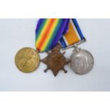 A trio of World War One medals to include 1914 Star DVR A MILNER ASC, silver 1914-1918 Victory Medal