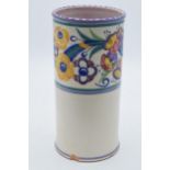 Carter Stabler Adams Ltd Poole pottery floral vase in the ED pattern (af). 22cm tall. In good