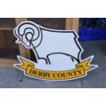 Derby County Football Club (DCFC) cut out / board, 83cm long.