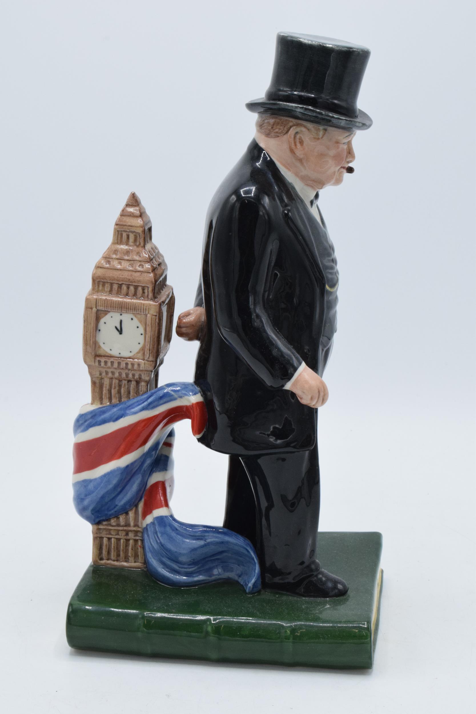 Bairstow Manor Pottery figure of Winston Churchill The Politician (119/750). In good condition - Image 2 of 3