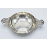 A silver Quaich, London 1945, Wakelin and Wheeler, 159.1 grams. 17.5cm wide.