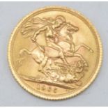 Queen Elizabeth II 22ct Gold Full Sovereign dated 1965.