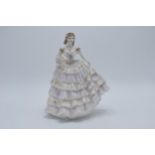 Royal Worcester figurine Belle of the Ball CW128 limited edition. 22cm tall. In good condition