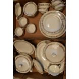 A large collection of Paragon fine bone china tea and dinner ware in the Belinda pattern to