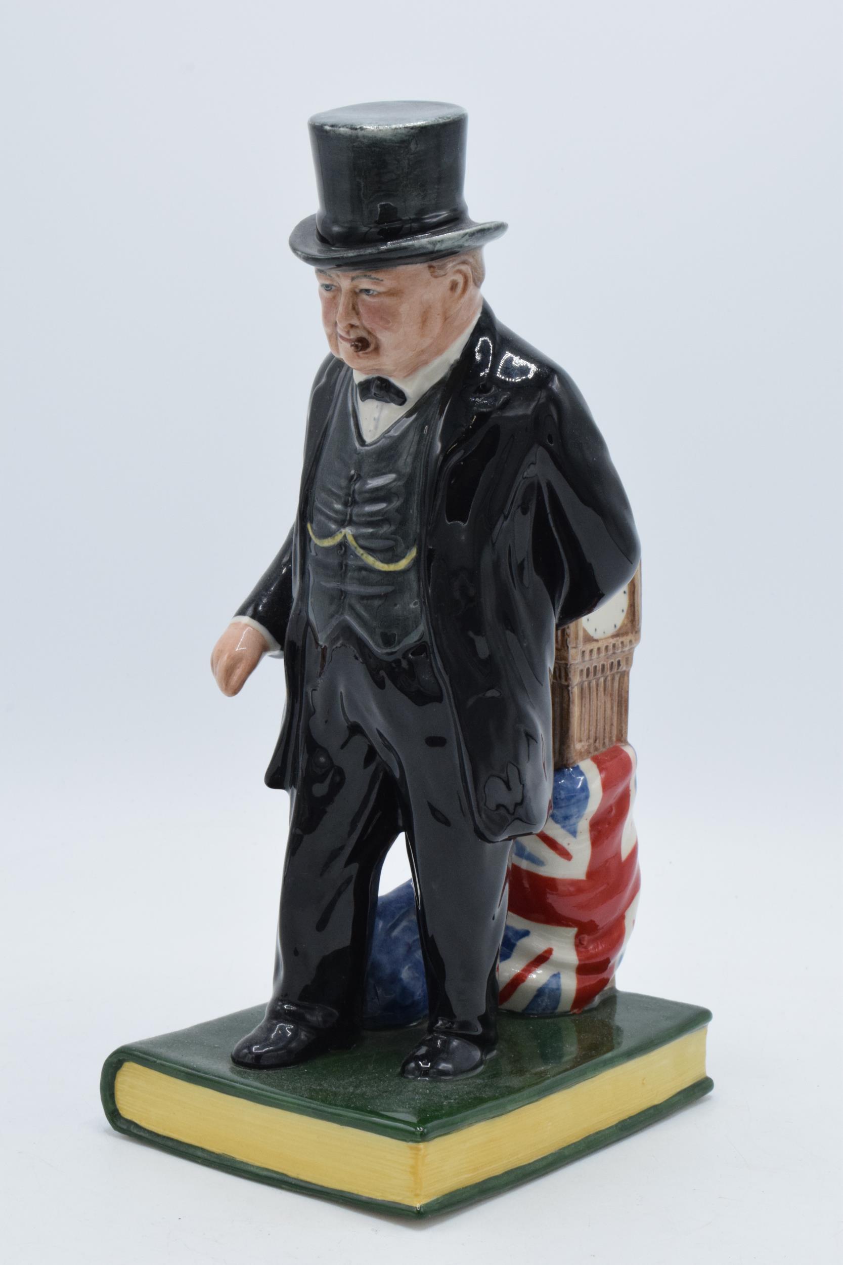 Bairstow Manor Pottery figure of Winston Churchill The Politician (119/750). In good condition