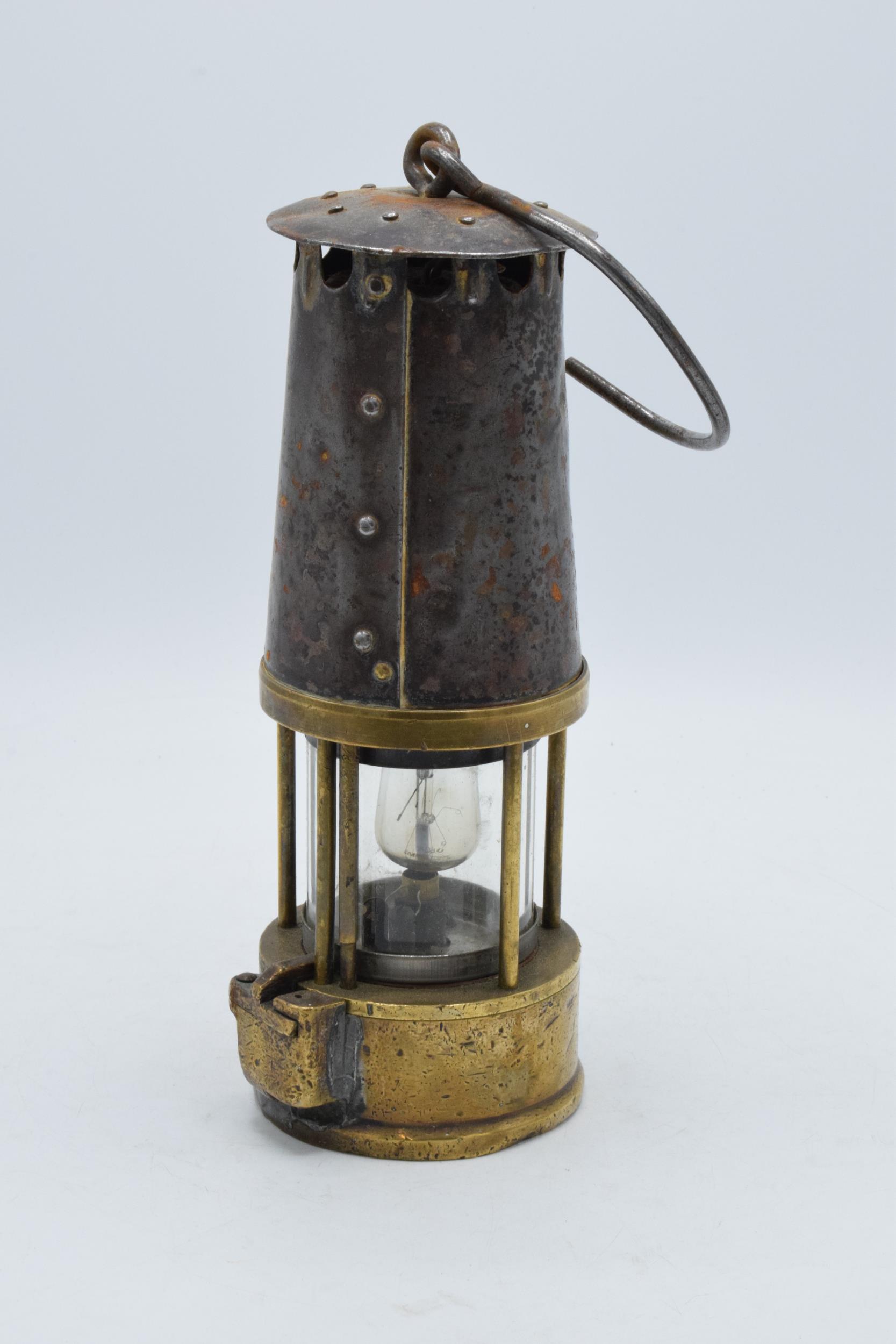 Eccles Type SL miner's lamp, 25cm tall. - Image 3 of 3