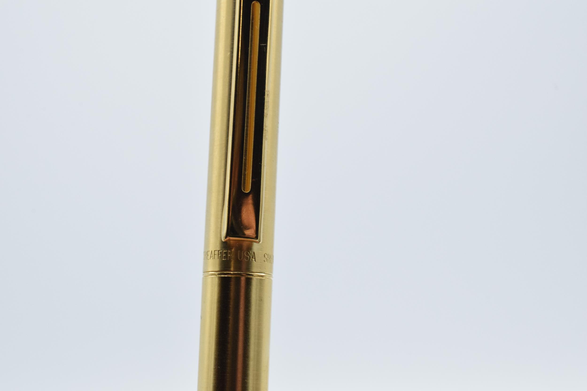 Sheaffer gold plated ball point pen. - Image 2 of 2