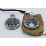 Recta military issue pocket watch with broad arrow mark to the back stamped G.S.T.P. serial no.