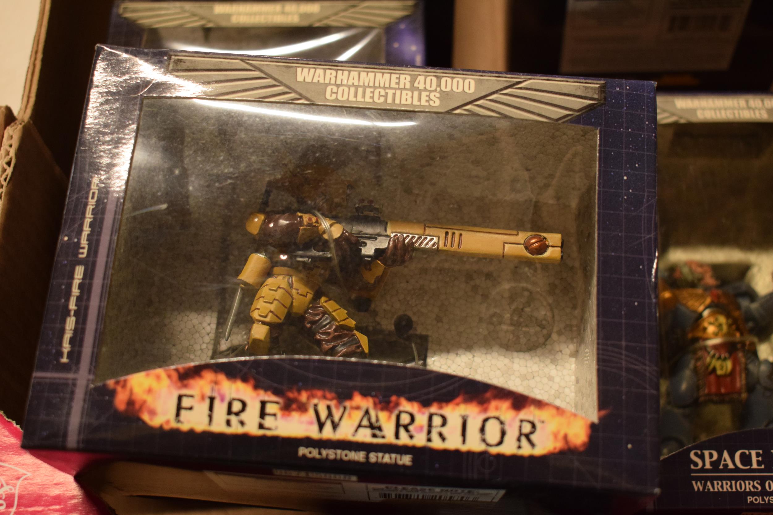 Warhammer 40,000 Collectibles to include Space Marines Warriers of the Imperium statues and a Fire - Image 2 of 5