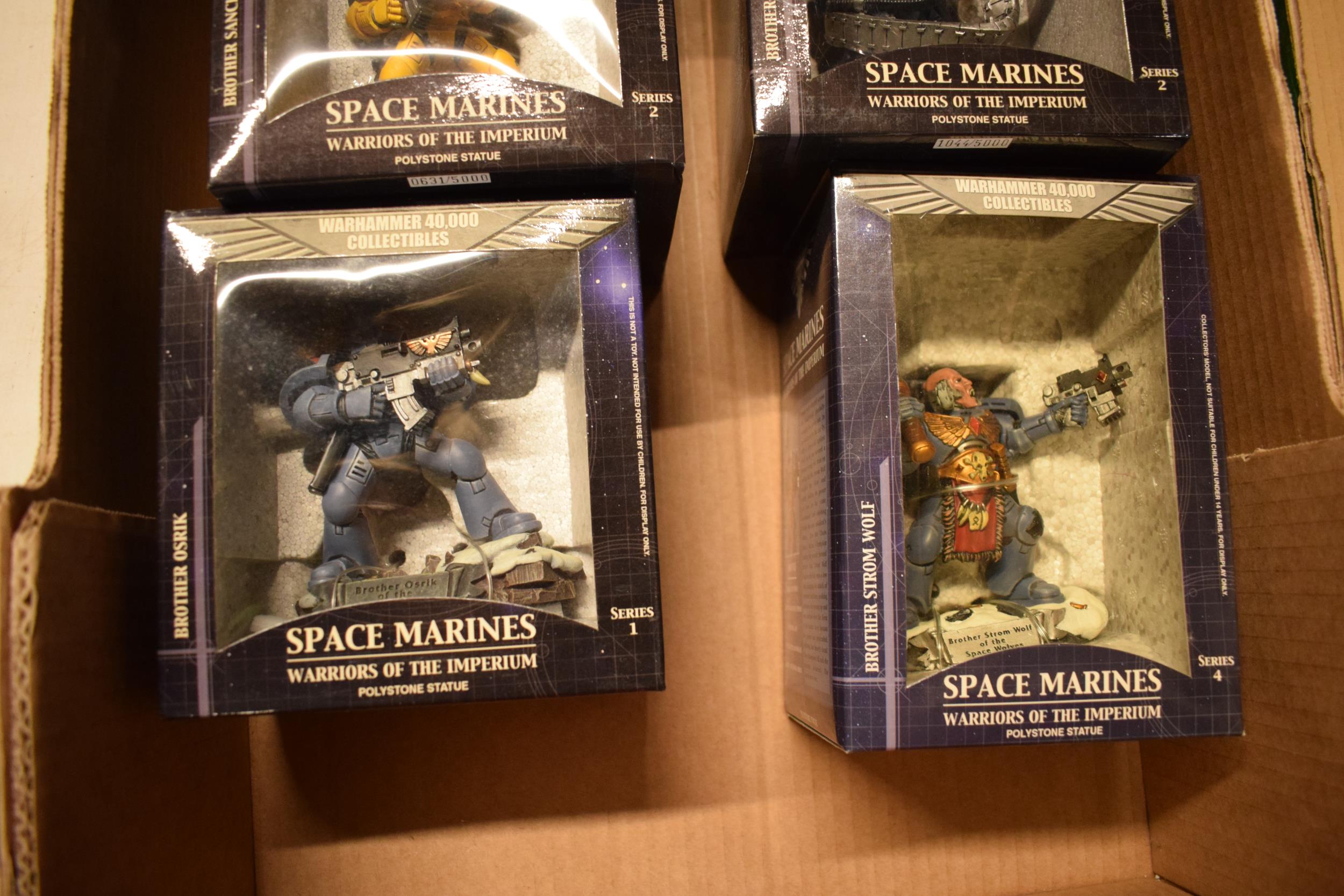 Warhammer 40,000 Collectibles to include Space Marines Warriers of the Imperium statues and a Fire - Image 3 of 5