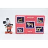 An early licensed Walt Disney match stick holder 789573 (af) together with cased Wade Whimsies Set