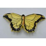 Royal Doulton model of a butterfly, circa 1920s, designed to clip on to a bowl or dish, width 10.5cm