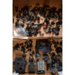 A large collection of Warhammer and similar items to include tanks, vehicles, soldiers / fighters