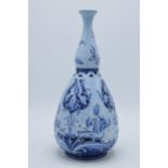 William Moorcroft for James Macintyre & Co Florian Butterfly vase with varying blue shades with