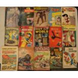 Comics: A collection of comics and similar articles to include A Present from Uncle Mackitie, Walt