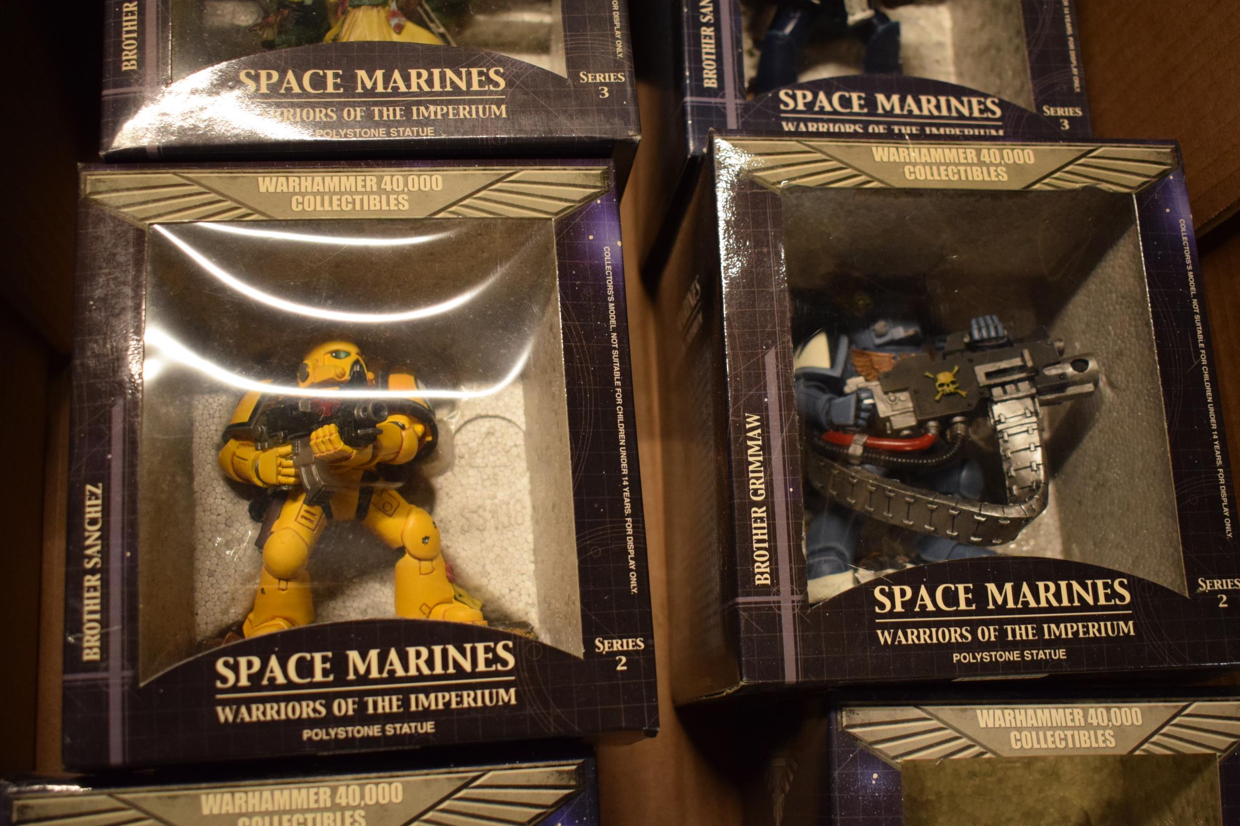 Warhammer 40,000 Collectibles to include Space Marines Warriers of the Imperium statues and a Fire - Image 4 of 5