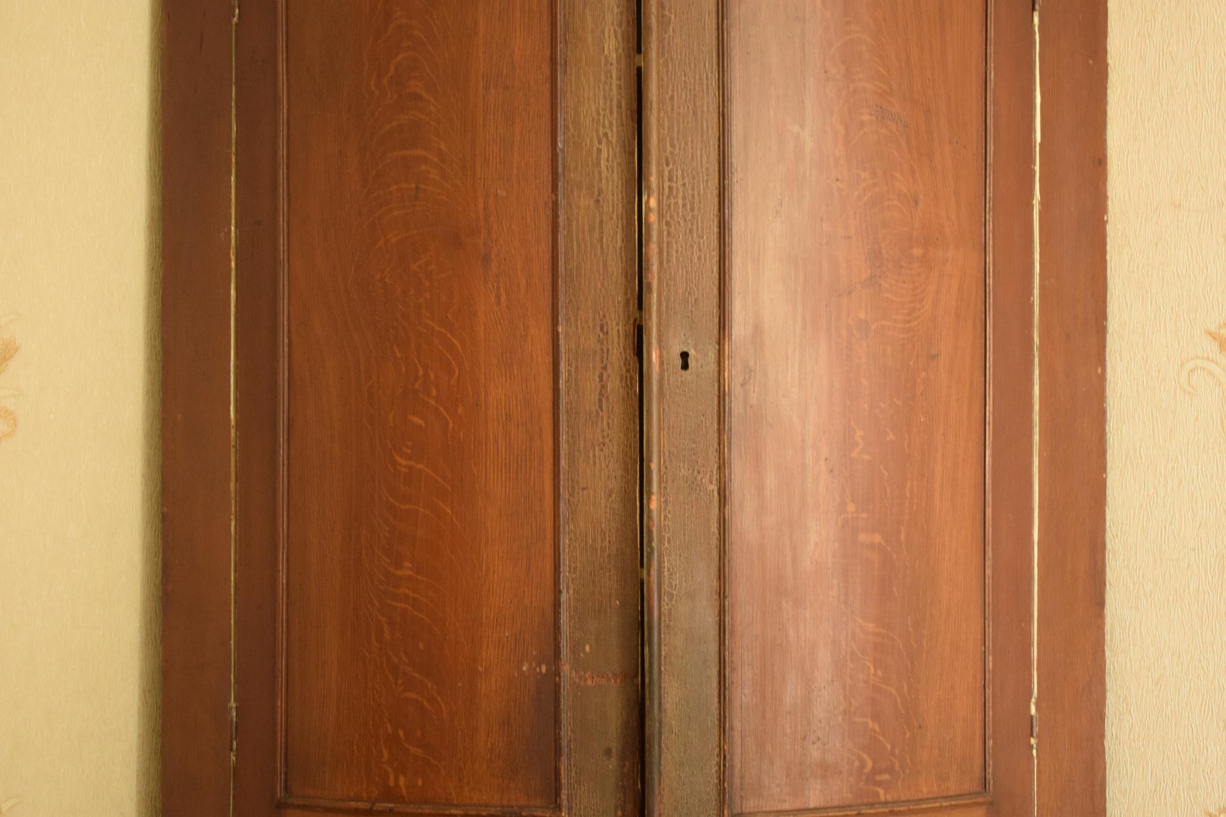 19th century freestanding double corner cupboard In good functional condition with some signs of - Image 3 of 16