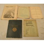 A collection of ephemera to include local interest such as The Leek Deanery Magazine July 1914 and