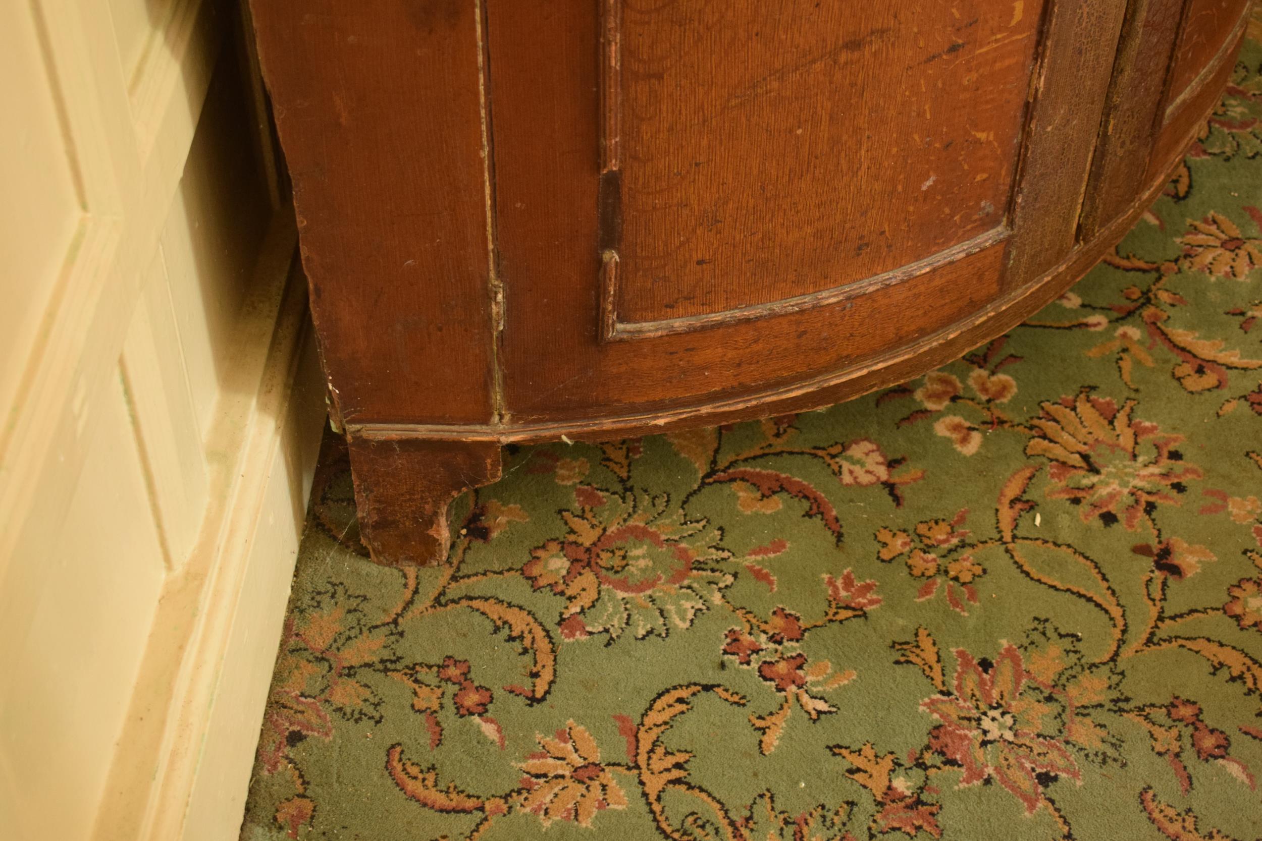 19th century freestanding double corner cupboard In good functional condition with some signs of - Image 14 of 16