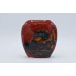 Anita Harris Art Pottery limited edition vase of a Digger: produced in an exclusive edition of 25