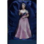 Royal Doulton figure HM Queen Elizabeth The Queen Mother HN2882. In good condition with no obvious