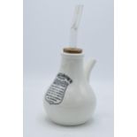 Dr. Nelsons improved inhaler with cork and funnel, 27cm tall. In good condition with no obvious