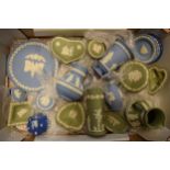 A good collection of Wedgwood Jasperware to include varying colours and varying items such as