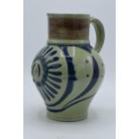 Wedgwood stoneware jug imitating Westerwald with Queen's Head, 21cm tall. In good condition with