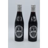 A pair of unopened Silver Jubilee Guinness Bottles 1977 (2).