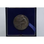 Cased silver Tug of War medal, Mediterranean Fleet, A.Bennell 110 Stone 1932. 25.3 grams.