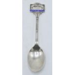Hallmarked silver tea spoon, RMS Mauritania, 11cm long.