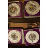 A collection of boxed Royal Doulton Valentines plates most as new with certificates (13). In good