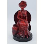 Peggy Davies Ruby Fusion figure Hannah Barlow. 25cm tall. In good condition with no obvious damage