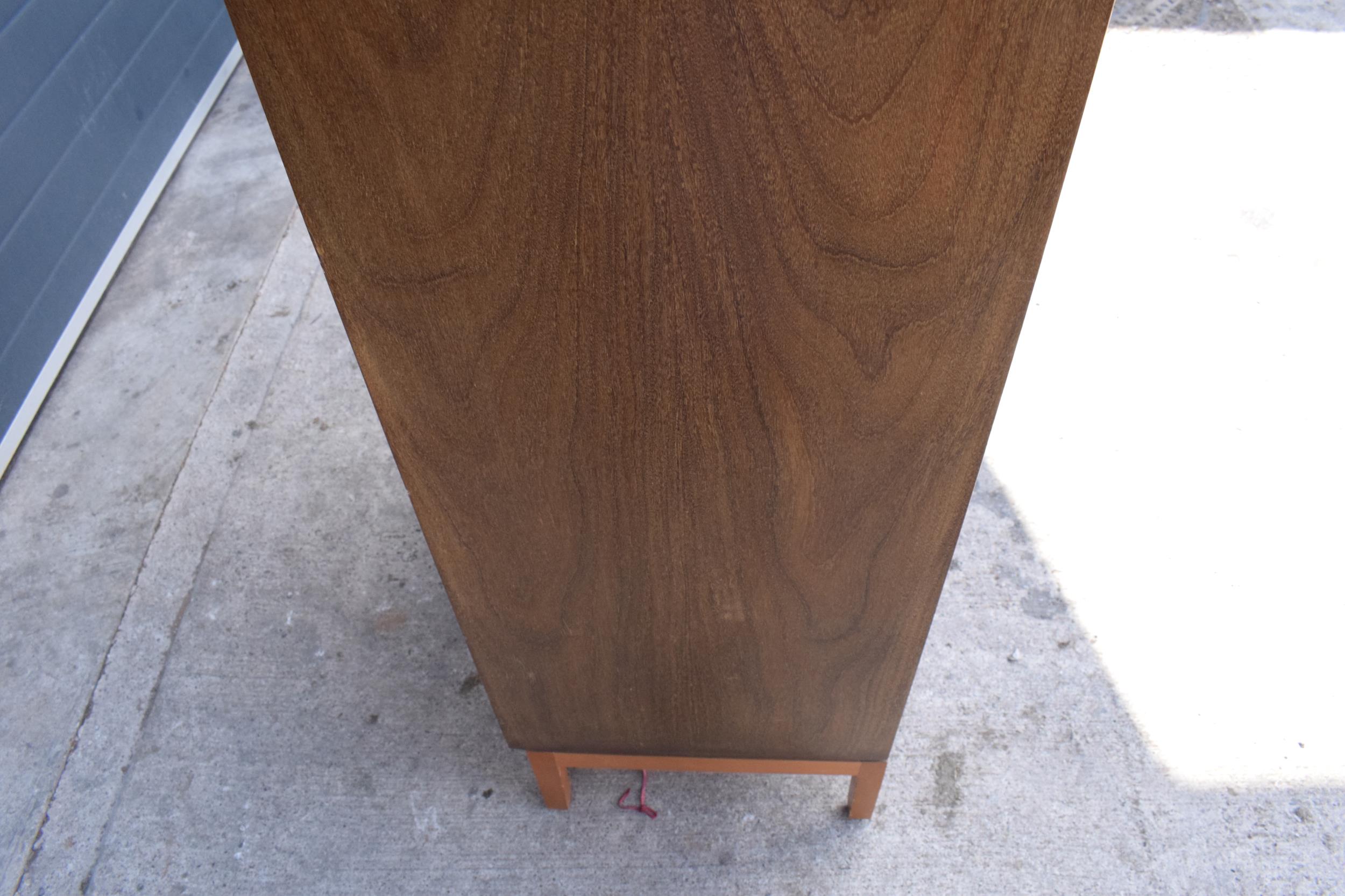 Stag mid century furniture chest of drawers / tall boy. 76 x 46 x 120cm tall. Age-related wear and - Image 5 of 9