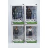 Boxed DC Collectibles Arrow figures to include Felicity Smoak, Canary, Malcolm Merlyn and Arrow (4).